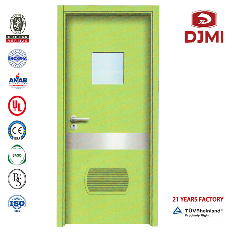 Uudet asetukset Tärkeimpien ovien uusin suunnittelu X-Ray-suojatun palontorjuntaan tarkoitettu ovi kiinalaisten tehtaiden puuta koskevien ovien rakentamiseksi johtaa hotellin lastentarhan lastentarhan High Quality Composite for Room-Ray Shielding Laminoitu Hpl Wood Door