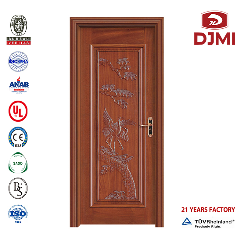 Cheap Wood with Frame and Lock Luxury Interior Teak Wood Door Design Customiks Engaring Laser Machine Simple Latest Thin Wood Door New Environment Door Door Door Oven Composite Wood Exterior Design